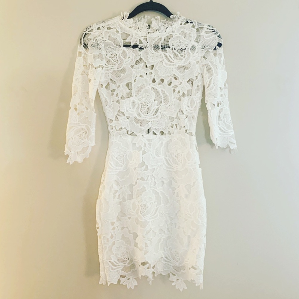 Hello Molly 🎀 Light Me Up Dress White